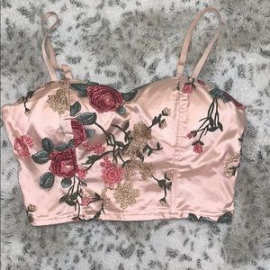 Women’s Floral Bustier